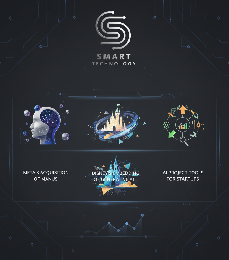 AI Dominates Business Strategies: Meta's Acquisition, Disney's Embedding, and Tools for Startups