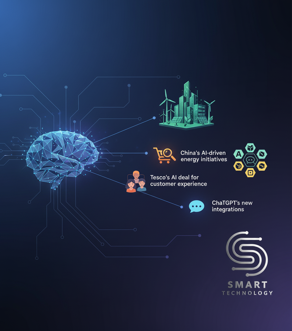 AI-Powered Efficiency: China's Energy Revolution, Tesco's Customer Experience, and ChatGPT's New Integrations
