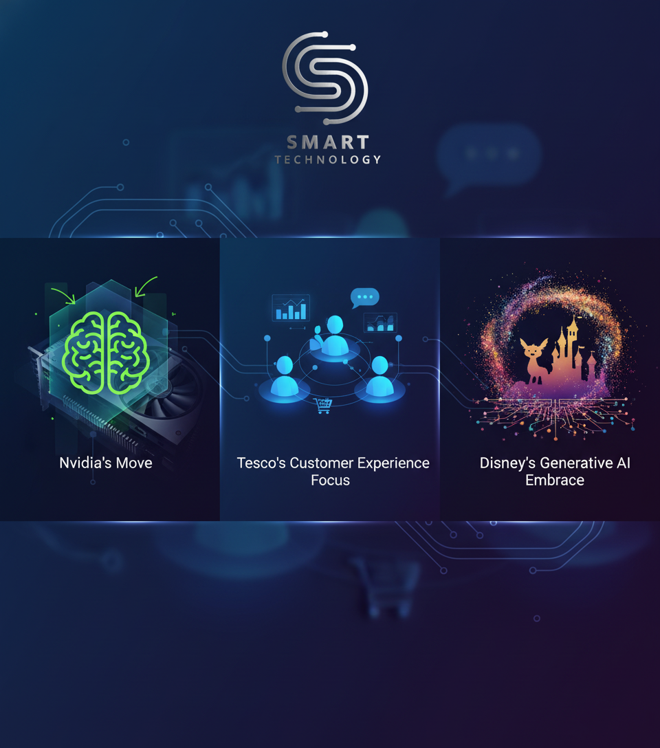 AI Integration in Business: Nvidia's Move, Tesco's Customer Experience Focus, and Disney's Generative AI Embrace