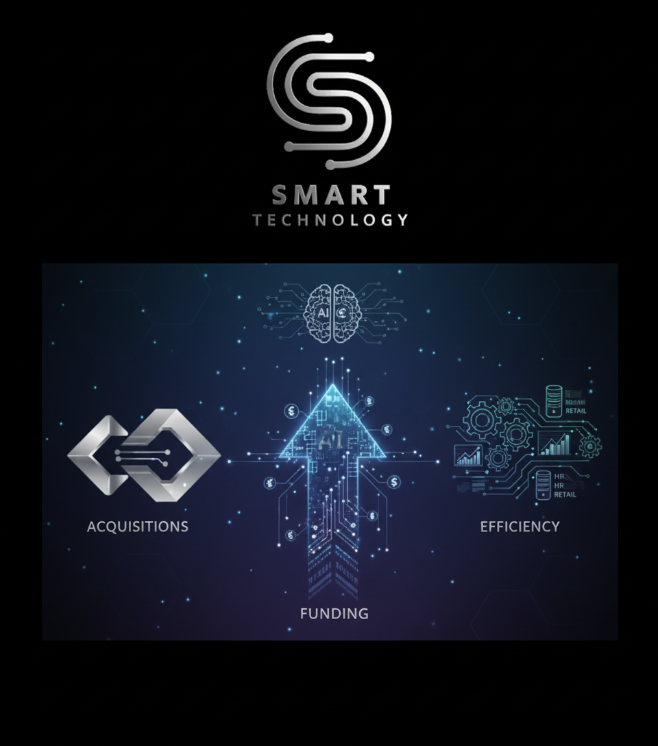 AI Powers Business Growth: Acquisitions, Funding, and Efficiency