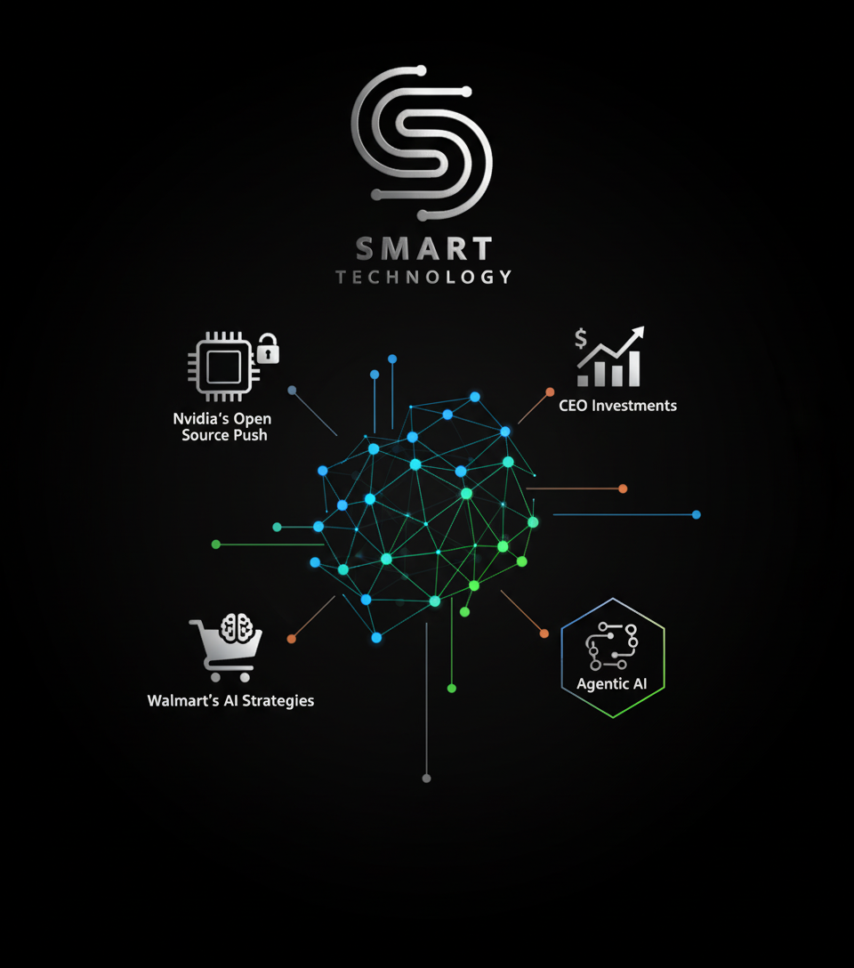 AI Dominates Business Strategies: Nvidia's Open Source Push, CEO Investments, and the Rise of Agentic AI