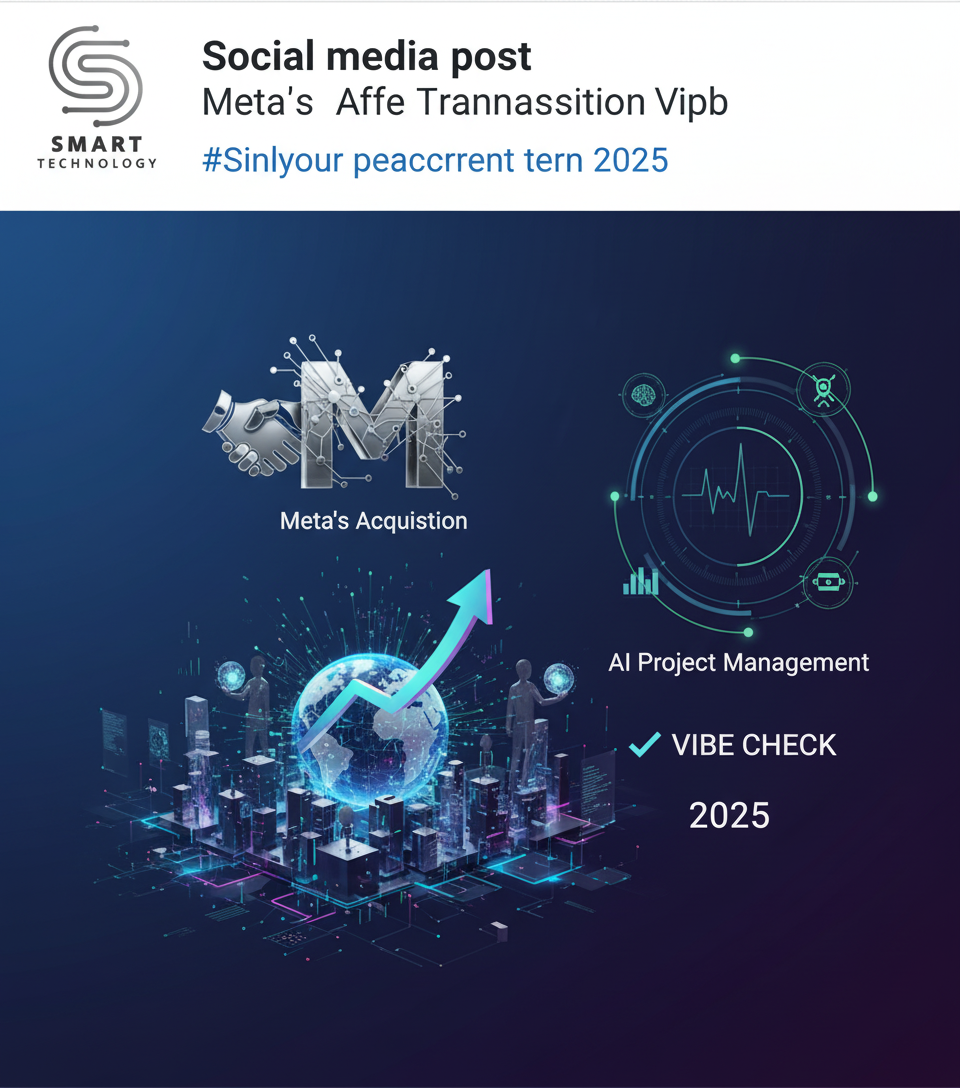 AI Dominates Business Transformation: Meta's Acquisition, Project Management, and the 'Vibe Check' of 2025
