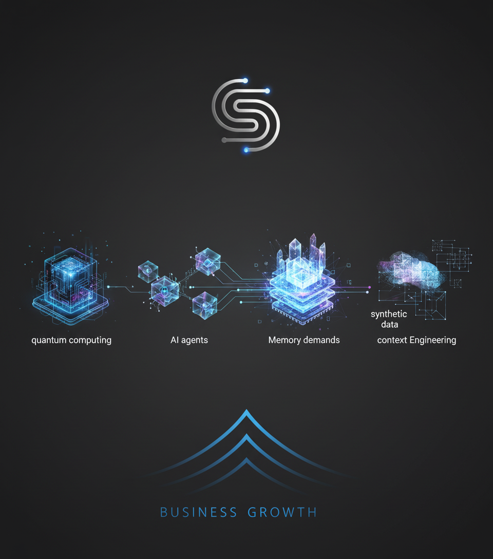 AI-Driven Business Transformation: From Quantum Computing to AI Agents and Memory Demands