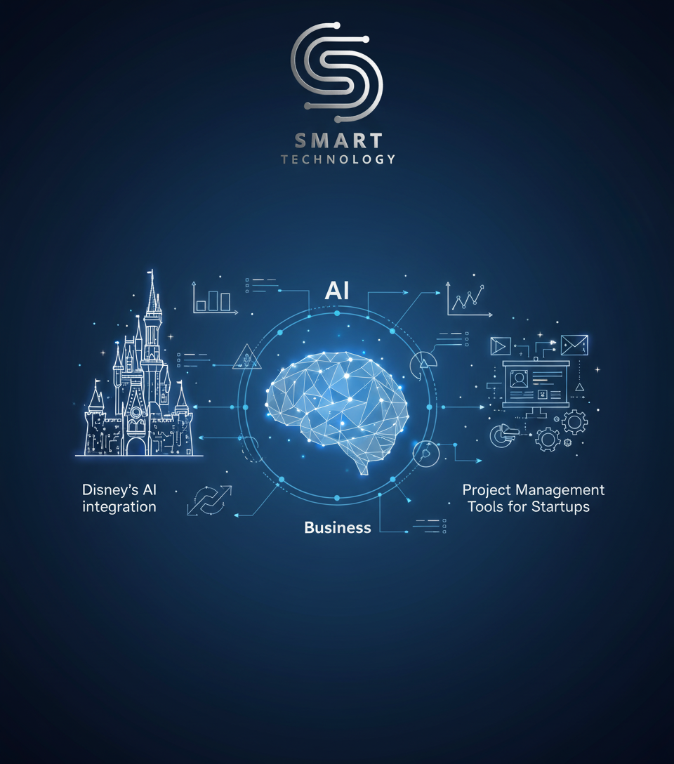 AI Integration in Business: From Disney's Operating Model to Project Management Tools for Startups