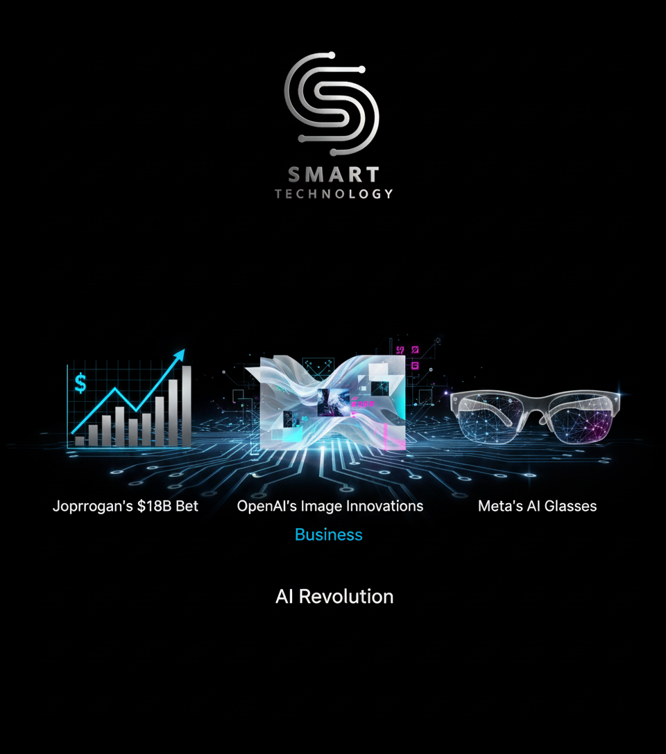 AI Revolutionizing Business: From JPMorgan's $18B Bet to OpenAI's Image Innovations & Meta's AI Glasses