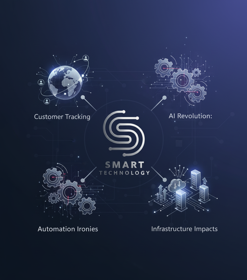 AI Revolution: Navigating Customer Tracking, Automation Ironies, and Infrastructure Impacts