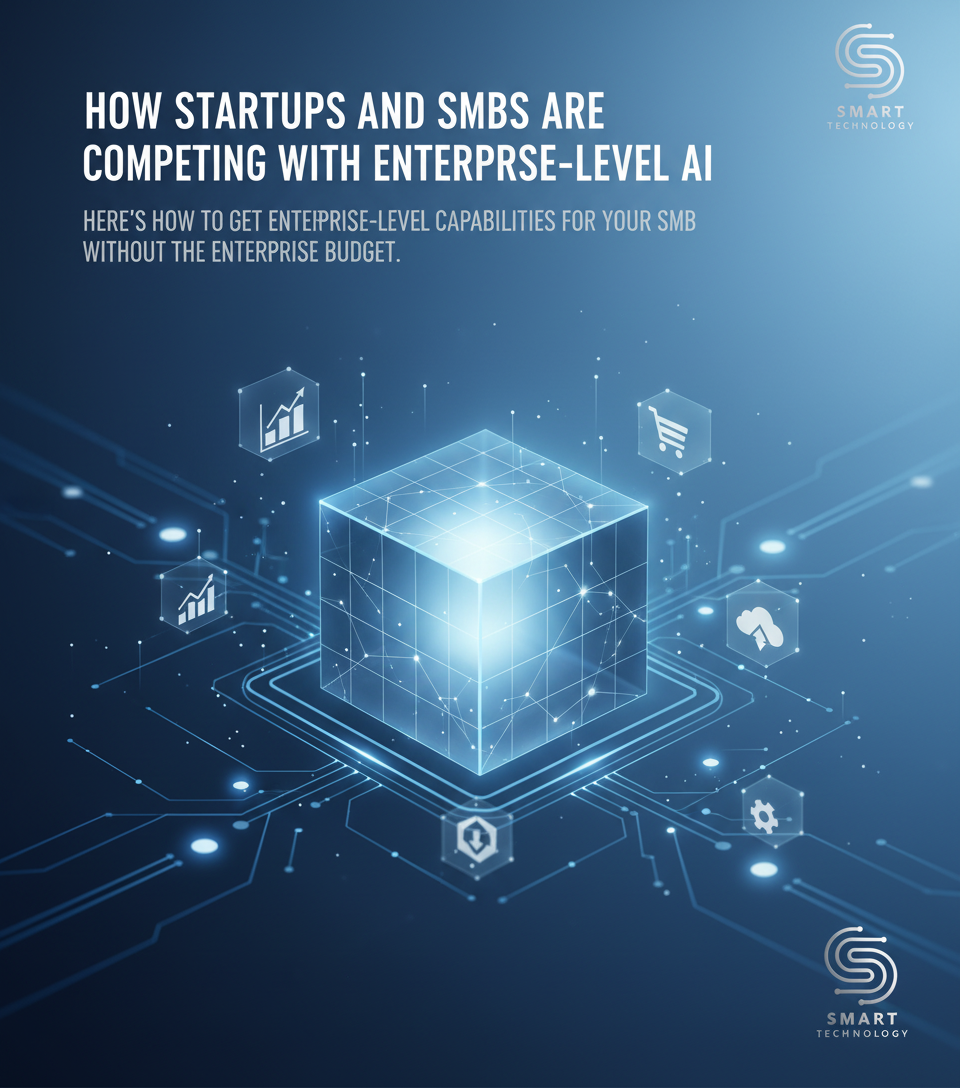 چۆن ستارتەپەکان و SMBـەکان ڕکابەری لەگەڵ ئاستی کۆمپانیا گەورەکانی AI دەکەن